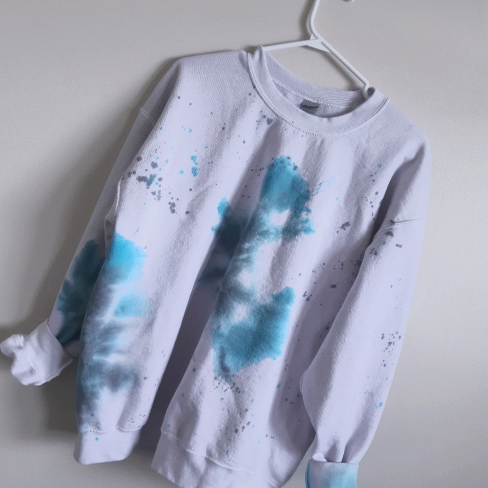 Handmade Tie Dye Crewneck Sweatshirt